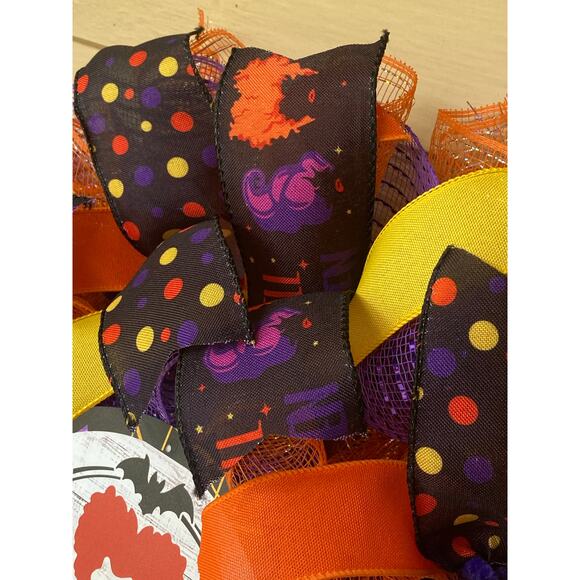 Hocus Pocus Halloween Wreath 🎃 Sanderson Sisters Door Decor Handmade - Picture 5 of 8